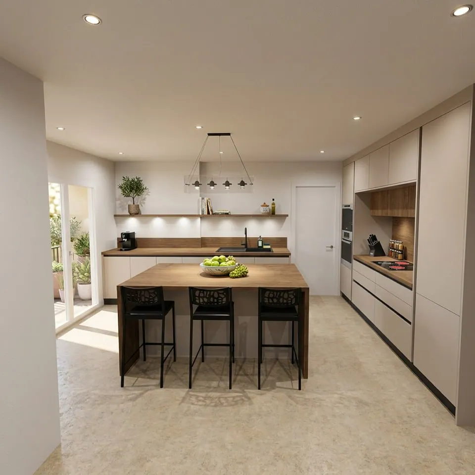 Appartement neuf à Agen : cuisine équipée