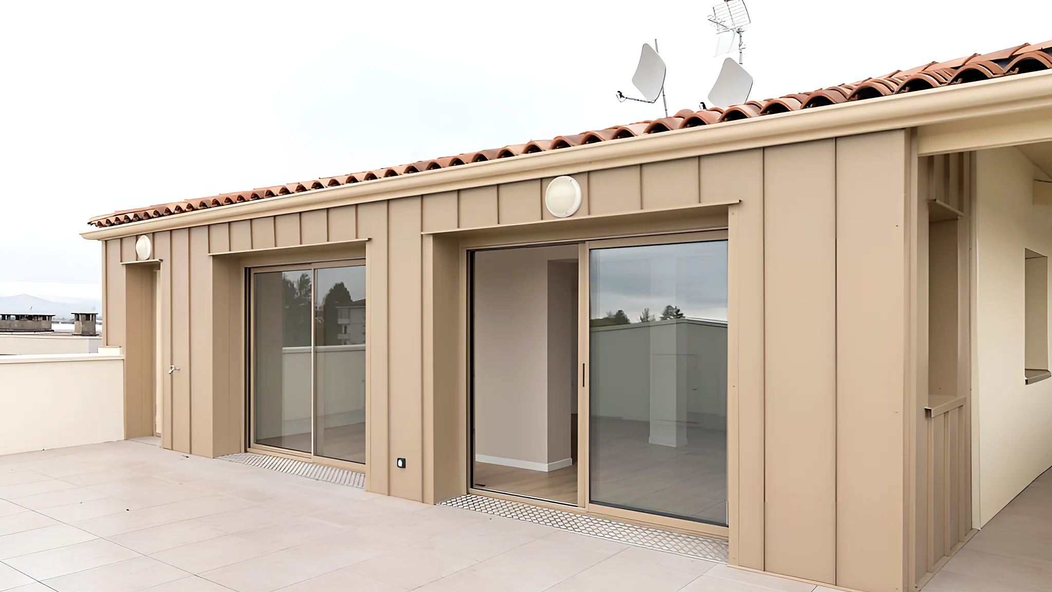 Terrasse privative d'un appartement de Villa Labesque, Agen