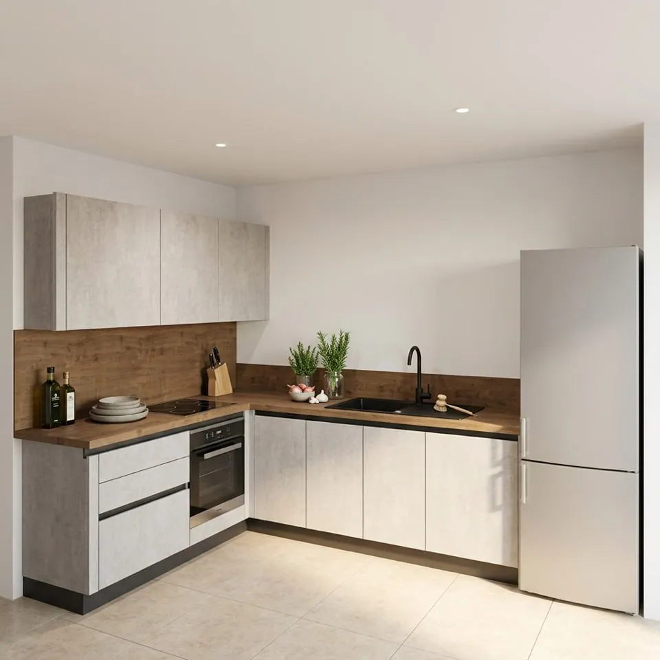 La cuisine équipée, appartement T2 à Agen