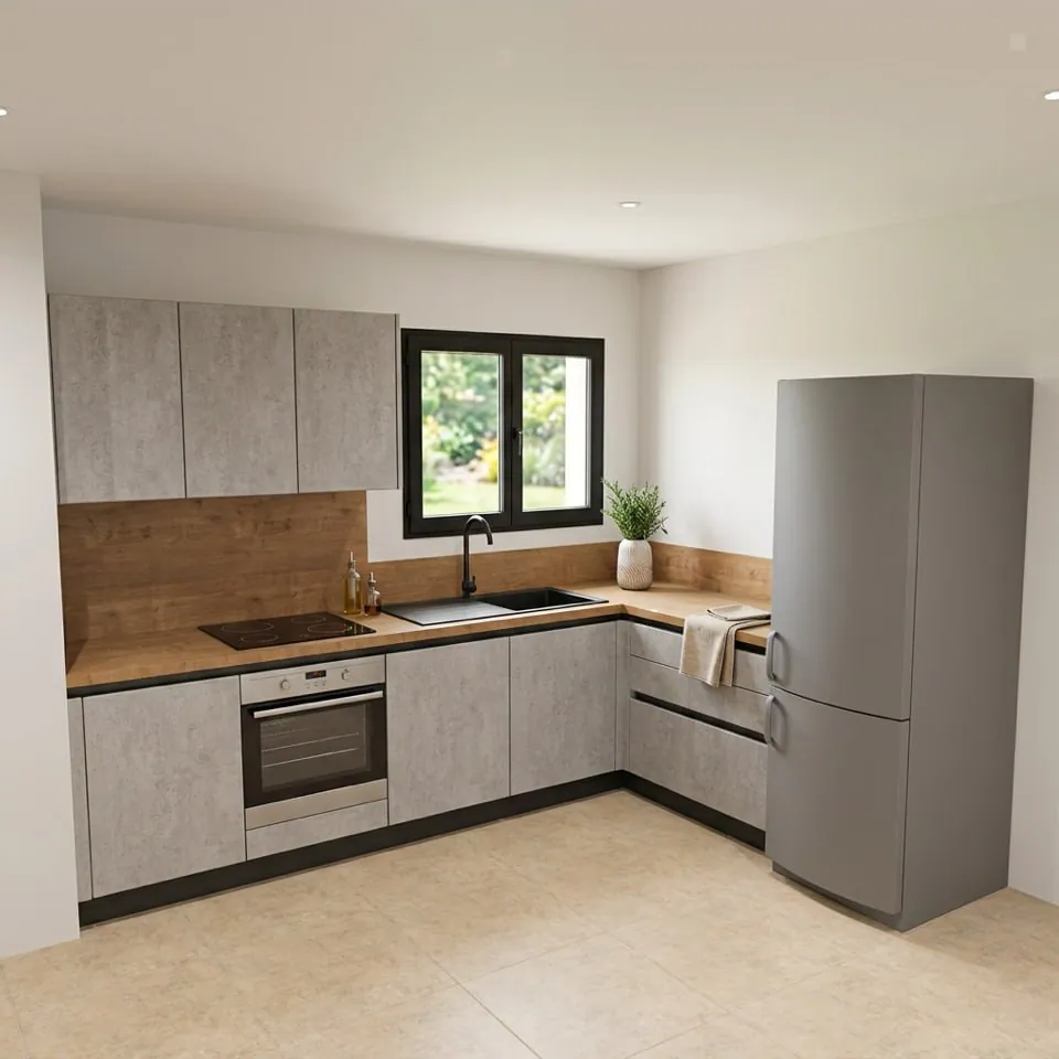 La cuisine équipée, appartement T2 à Agen