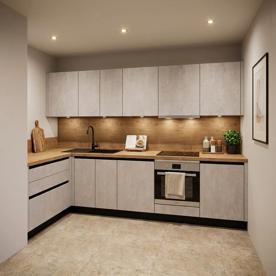 La cuisine équipée, appartement T2 à Agen