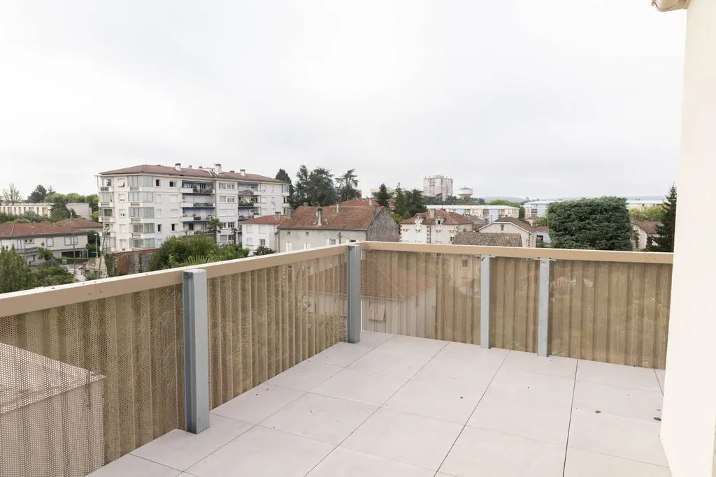 La pièce de vie, appartement T2 à Agen