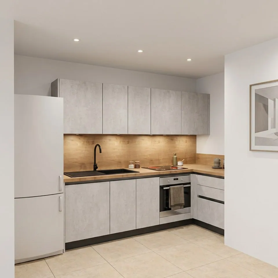 La cuisine équipée, appartement T3 à Agen